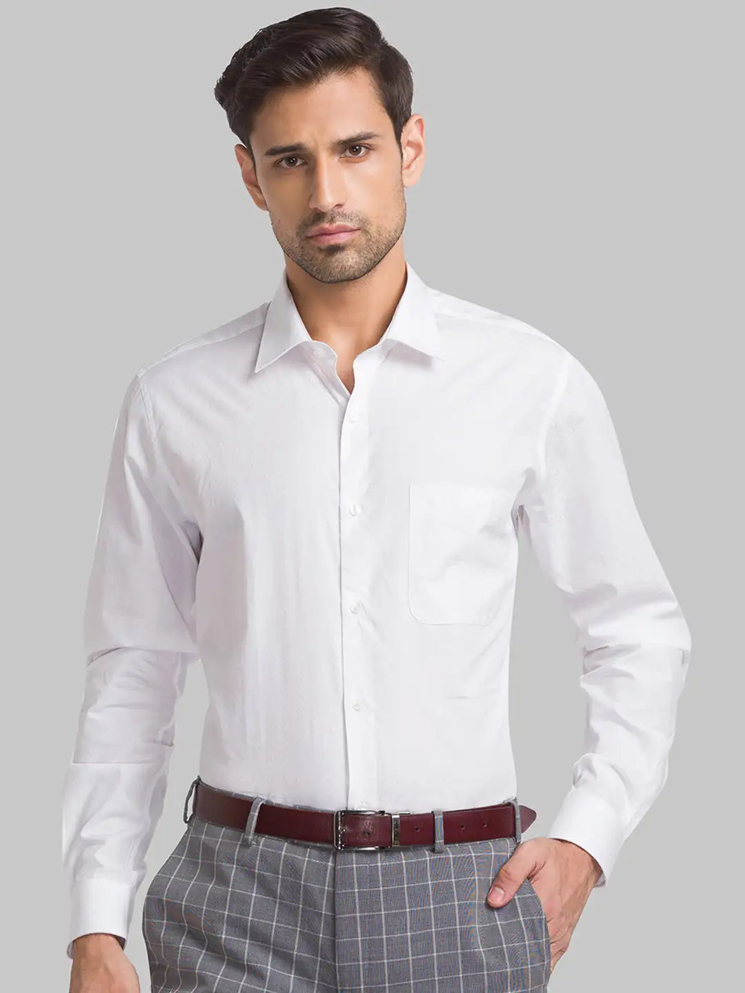 Men Regular Fit White Shirt