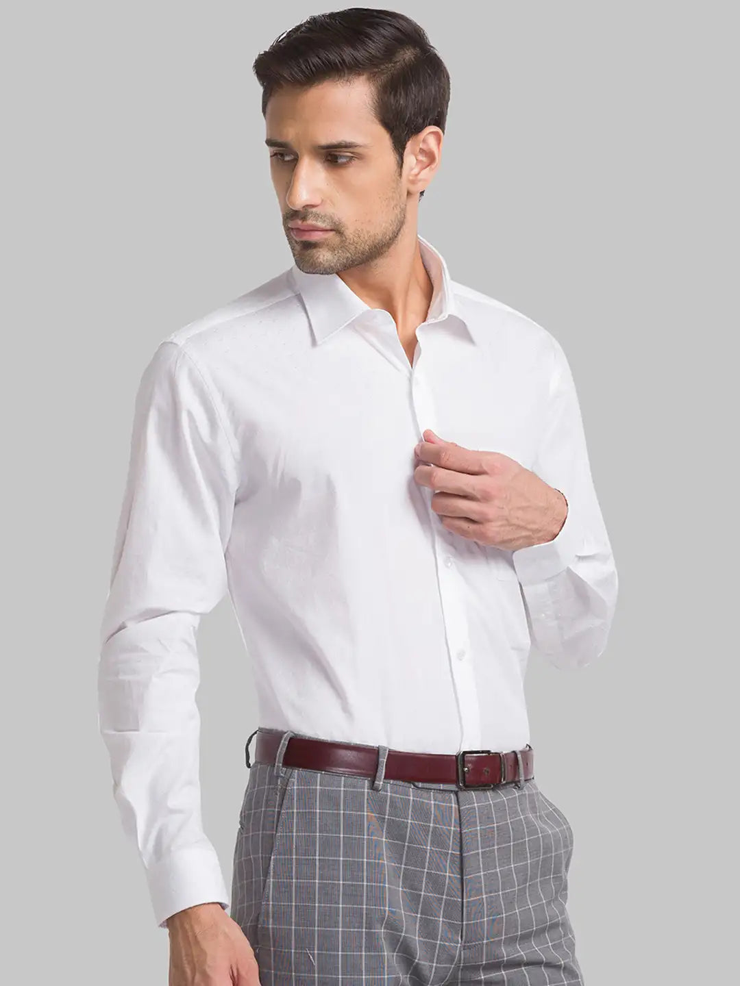 Men Regular Fit White Shirt