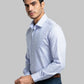 Men Slim Fit Medium Blue Shirt
