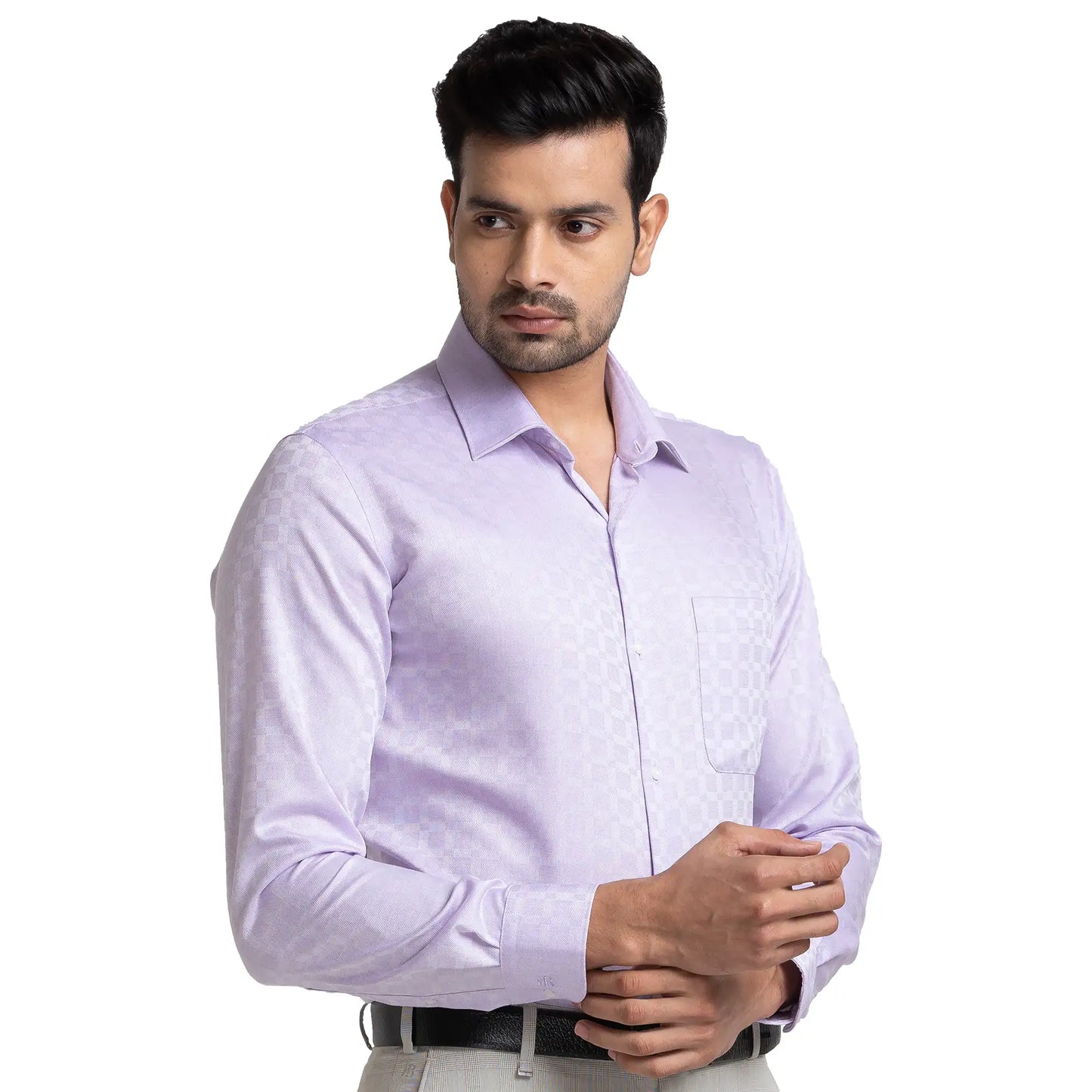 Men Contemporary Fit Red Shirt