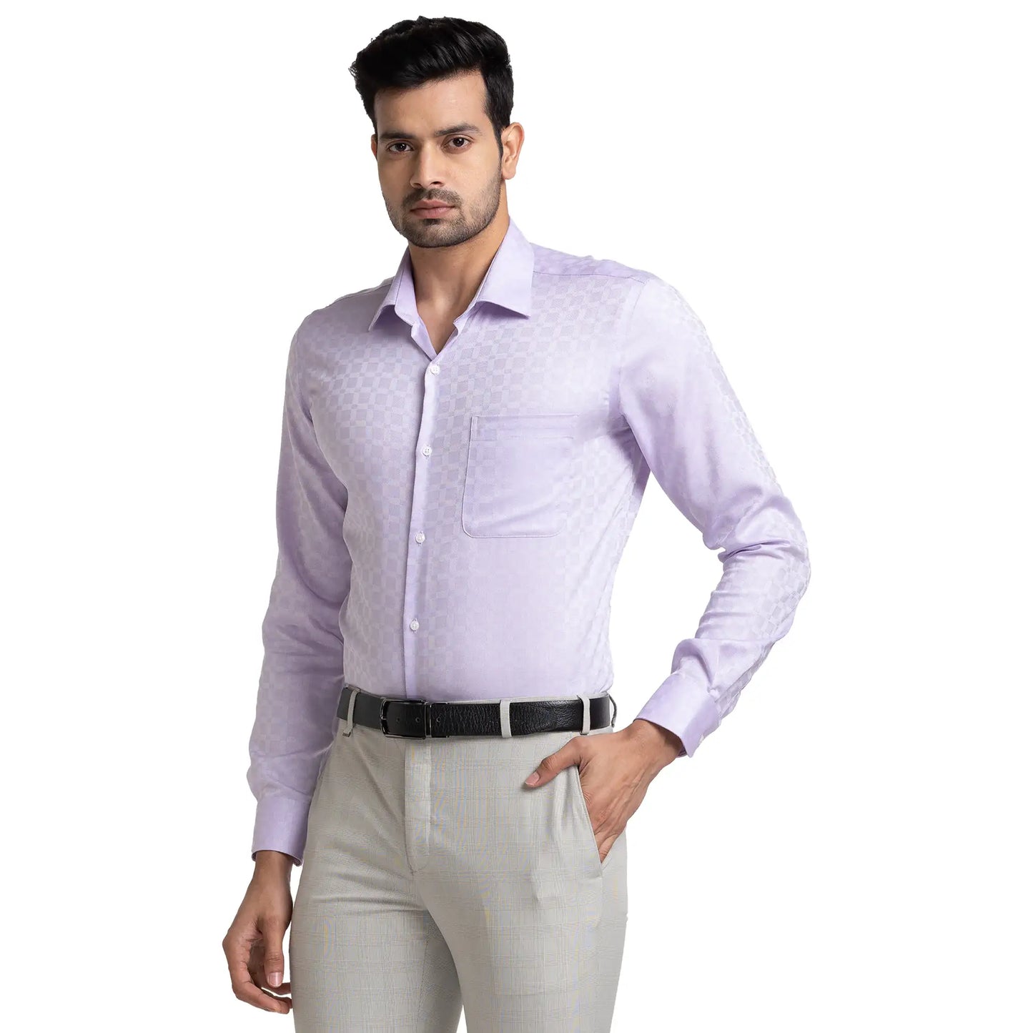 Men Contemporary Fit Red Shirt