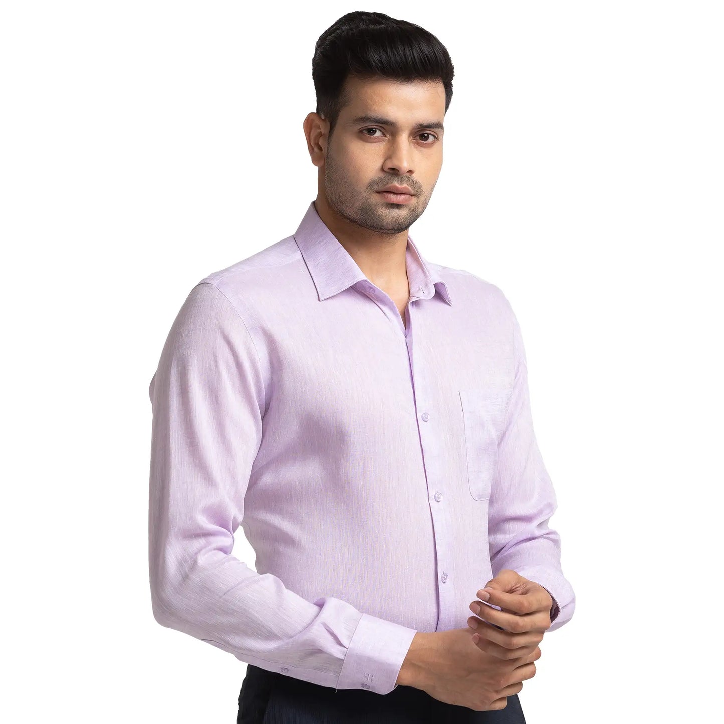 Men Contemporary Fit White Shirt