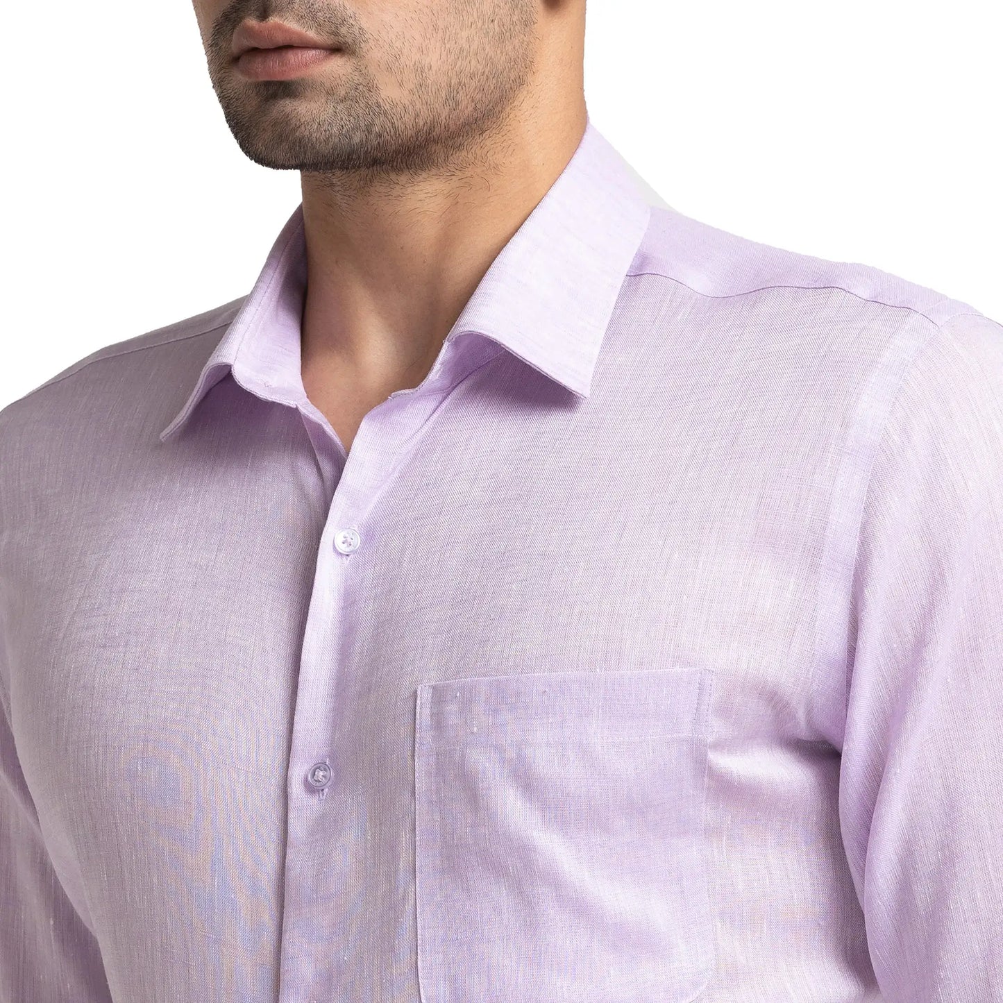 Men Contemporary Fit White Shirt
