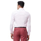 Men White Contemporary Fit Solid Cotton Cut Collar Shirts