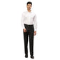 Men Yellow Contemporary Fit Solid Cotton Cut Collar Shirts