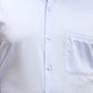 Men Green Contemporary Fit Solid Cotton Cut Collar Shirts