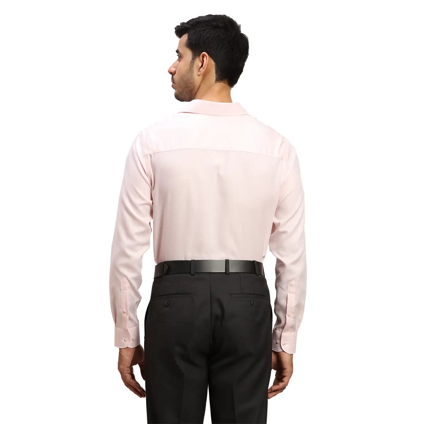 Men Fawn Contemporary Fit Structure Cotton Cut Collar Shirts