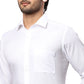 Men Blue Contemporary Fit Jacquard Cotton Cut Collar Shirts