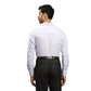 Men Violet Contemporary Fit Structure  Cotton   Shirts