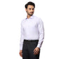 Men Yellow Contemporary Fit Structure  Cotton   Shirts
