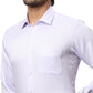 Men Yellow Contemporary Fit Structure  Cotton   Shirts