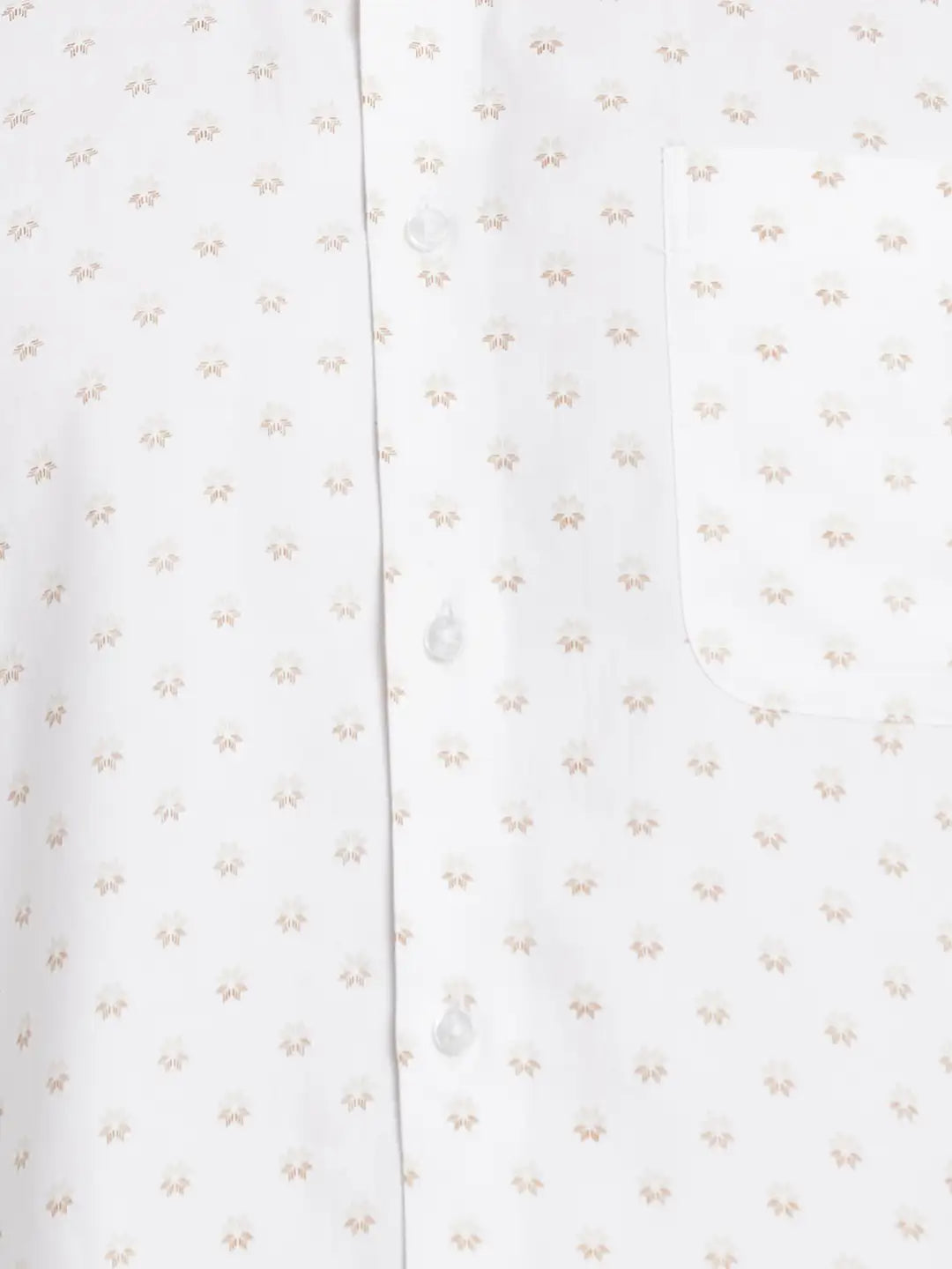 Men Fawn Contemporary Fit Structure  Cotton   Shirts
