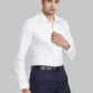 Men Contemporary Fit White Shirt
