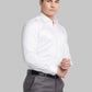 Men Contemporary Fit White Shirt