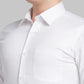 Men Contemporary Fit White Shirt