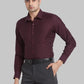 Raymond Men Green Solid Contemporary Fit Polyester Blend Shirt