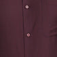 Raymond Men Green Solid Contemporary Fit Polyester Blend Shirt