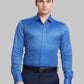 Men Green Contemporary Fit Structure  Cotton   Shirts