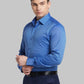 Men Green Contemporary Fit Structure  Cotton   Shirts