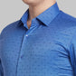 Men Green Contemporary Fit Structure  Cotton   Shirts