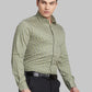 Men Contemporary Fit Green Shirt