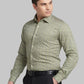 Men Contemporary Fit Green Shirt