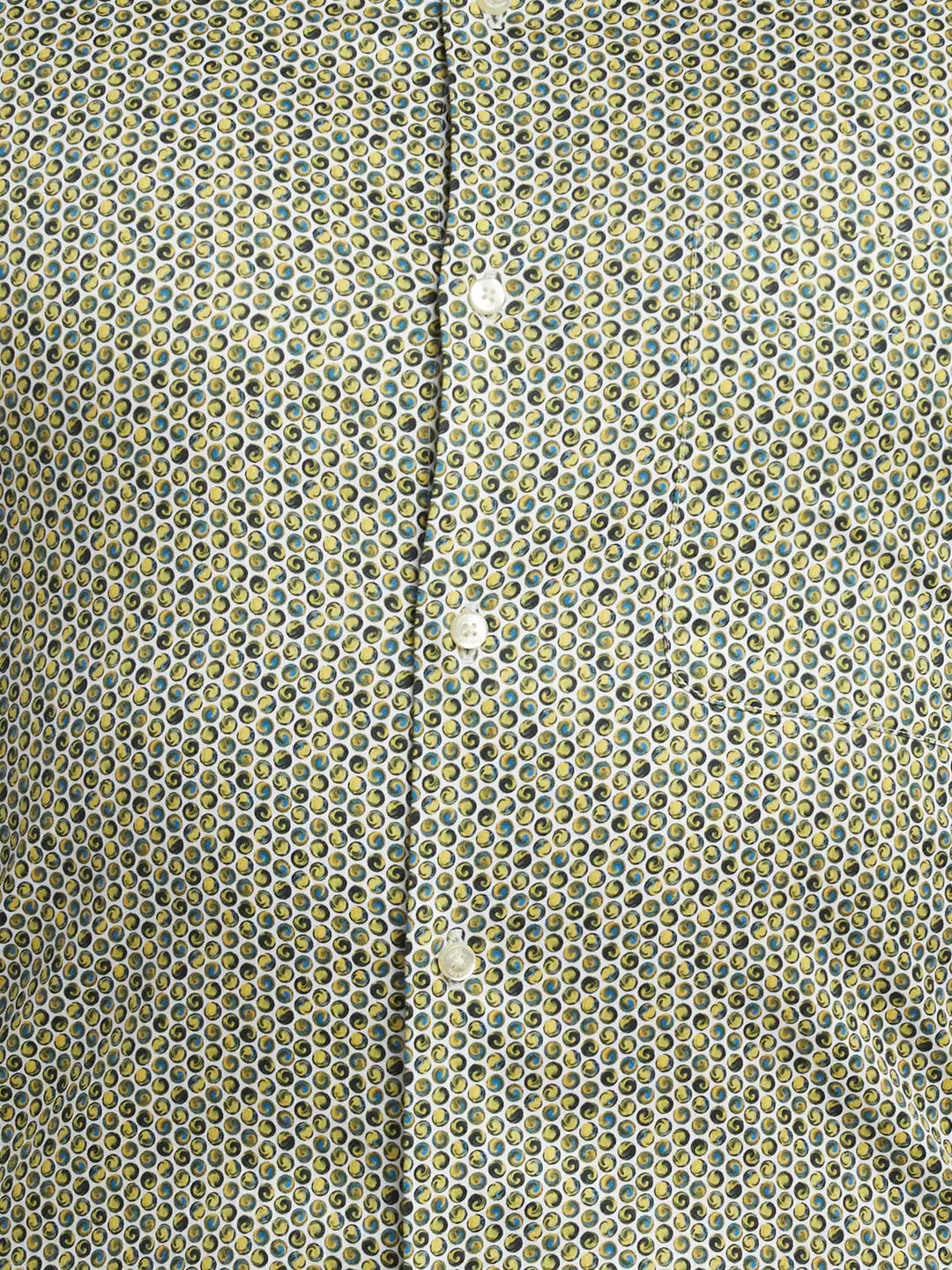 Men Contemporary Fit Green Shirt