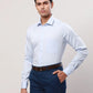 Raymond Men Green Solid Contemporary Fit Cotton Cutaway Collar Shirt