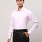 Raymond Men White Solid Contemporary Fit Cotton Cutaway Collar Shirt