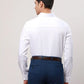 Raymond Men Yellow Solid Contemporary Fit Cotton Cutaway Collar Shirt