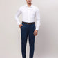 Raymond Men Yellow Solid Contemporary Fit Cotton Cutaway Collar Shirt