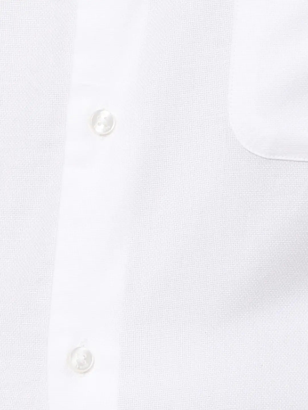 Raymond Men White Structure Contemporary Fit Cotton Shirt