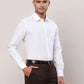 Raymond Men Black Structure Regular Fit Cotton Cutaway Collar Shirt