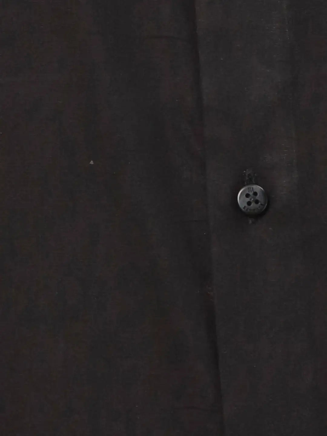 Raymond Men Black Solid Contemporary Fit Cotton Shirt