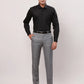 Raymond Men Fawn Solid Contemporary Fit Cotton Shirt