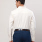 Raymond Men Fawn Solid Regular Fit Cotton Cutaway Collar Shirt