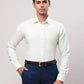 Raymond Men Yellow Structure Contemporary Fit Cotton Cutaway Collar Shirt