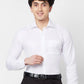 Raymond Contemporary Fit Self Design Light Fawn Shirt