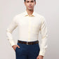 Raymond Men Blue Structure Contemporary Fit Cotton Cutaway Collar Shirt