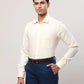Raymond Men Blue Structure Contemporary Fit Cotton Cutaway Collar Shirt