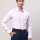 Raymond Men Violet Structure Contemporary Fit Cotton Cutaway Collar Shirt