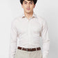 Raymond Contemporary Fit Self Design Light Petrol Shirt