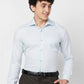 Raymond Contemporary Fit Self Design Light Orange Shirt