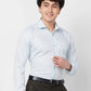 Raymond Contemporary Fit Self Design Light Orange Shirt
