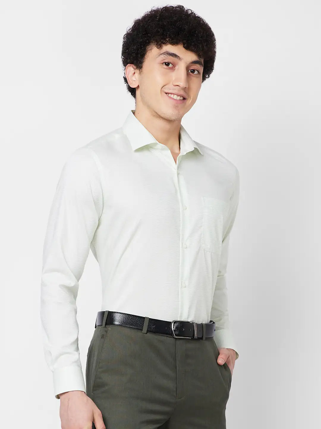 Raymond Contemporary Fit Checkered Medium Violet Shirt