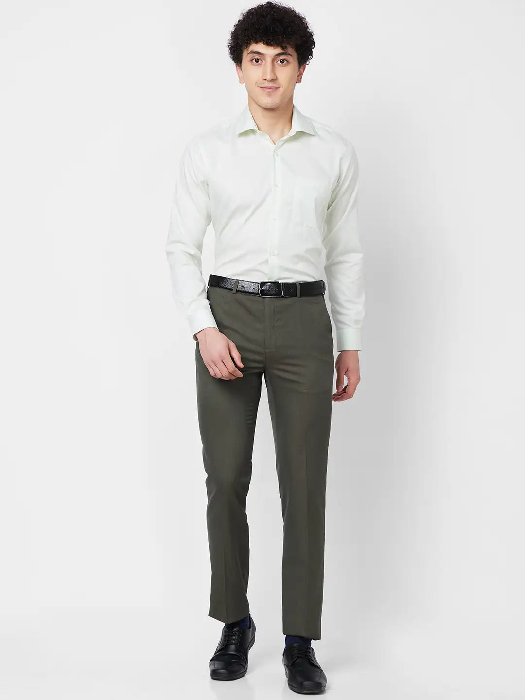 Raymond Contemporary Fit Checkered Medium Violet Shirt