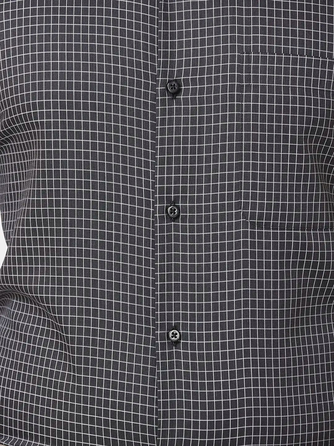 Raymond Contemporary Fit Striped Light Blue Shirt