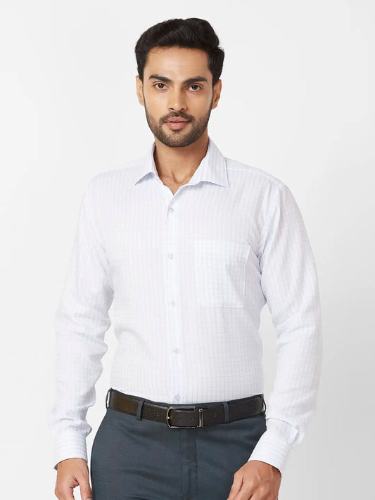Raymond Contemporary Fit Solid Light Red Shirt