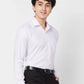Raymond Contemporary Fit Self Design Dark Blue Shirt