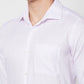 Raymond Contemporary Fit Self Design Dark Blue Shirt
